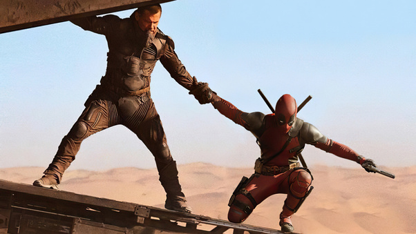 Josh Brolin And Deadpool Dune 2020 Wallpaper