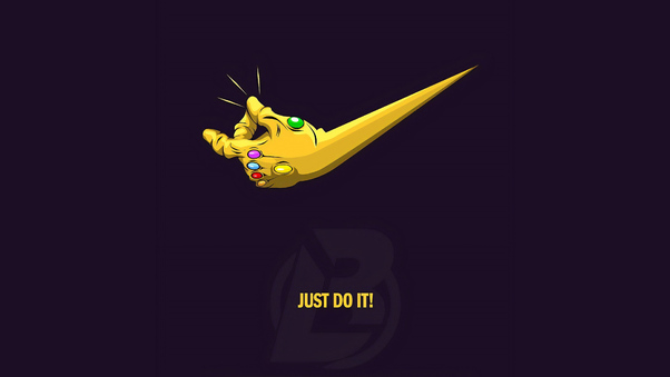 Just Do It Thanos 4k Wallpaper
