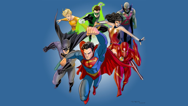 Justice League 5k Artwork Wallpaper