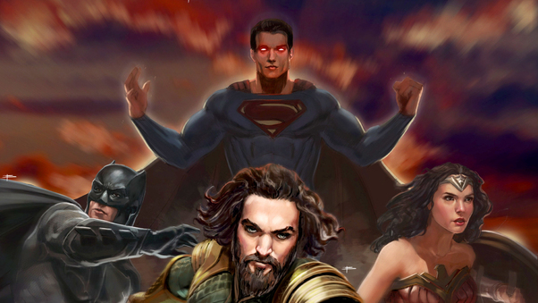 Justice League Artwork Superheroes Wallpaper