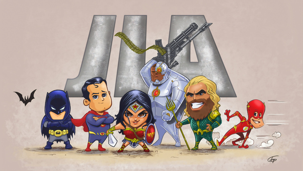 Justice League Chibi Wallpaper