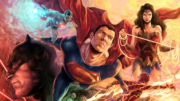 Justice League Dc Fandome Artwork Wallpaper