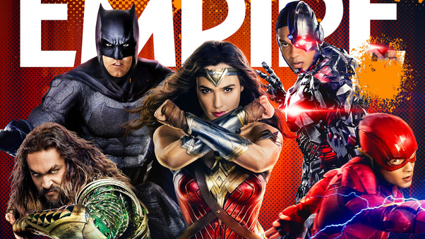 Justice League Empire Magazine Cover Wallpaper