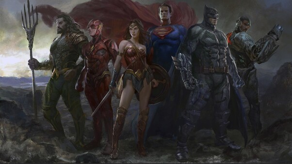 Justice League Fan Art Wallpaper