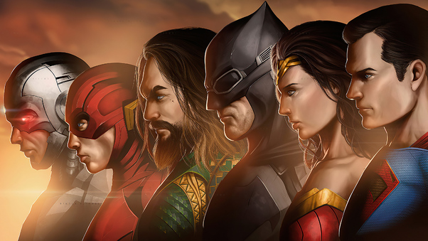Justice League Heroes Together 4k Wallpaper