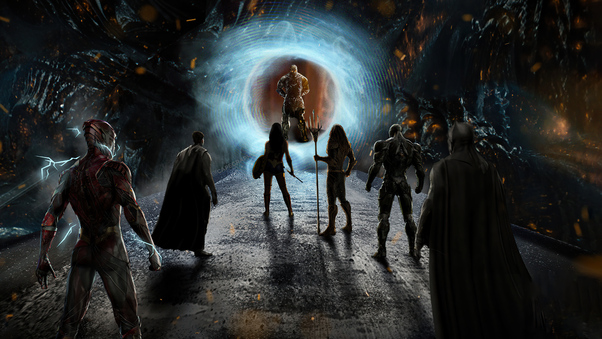 Justice League Heroes Vs Darkseid 5k Wallpaper