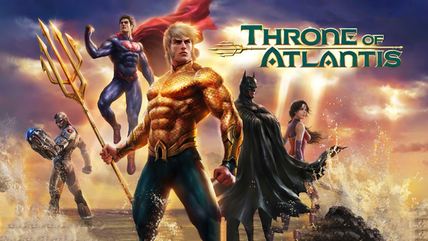 Justice League Throne Of Atlantis 4k Wallpaper