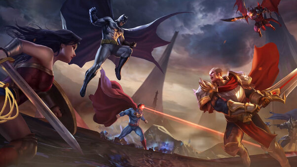 Justice League Vs Arena Of Valor Wallpaper