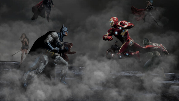 Justice League Vs The Avengers Wallpaper