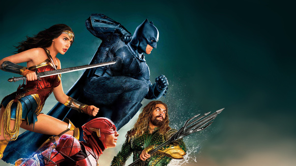 Justice League Wonder Woman Batman Aquaman Flash 4k Wallpaper