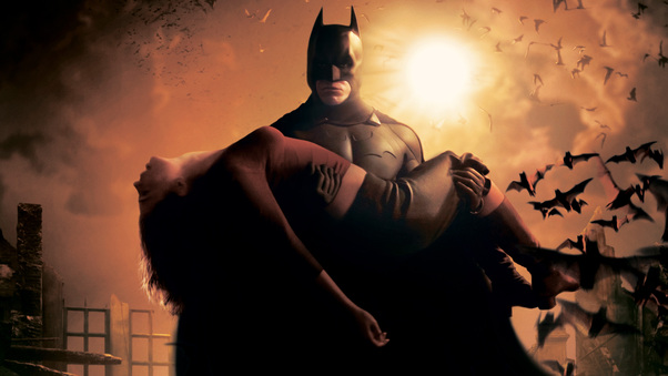 Katie Holmes Batman Begins Poster 4k Wallpaper