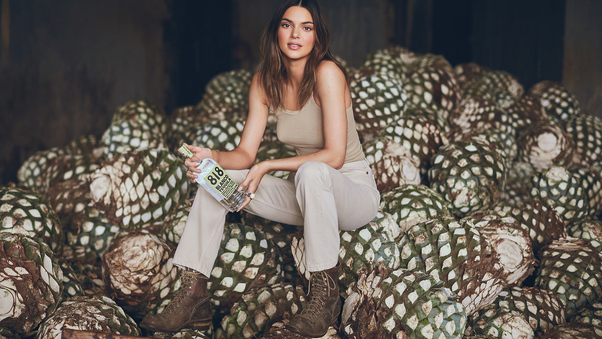 Kendall Jenner Photoshoot For Blanco Tequila Wallpaper