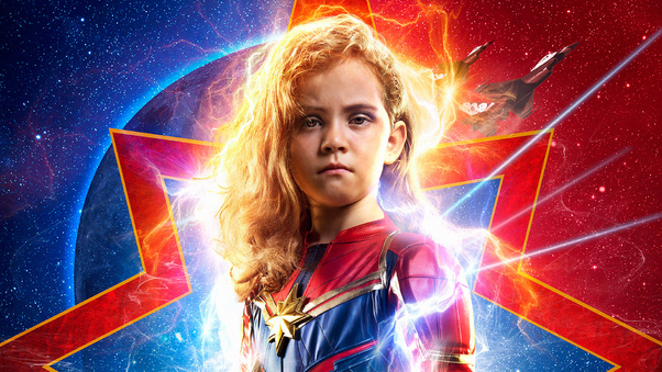 Kid Captain Marvel Wallpaper