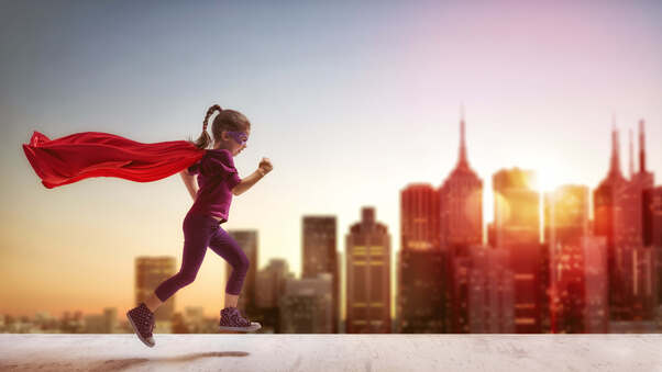 Kid Supergirl Wallpaper
