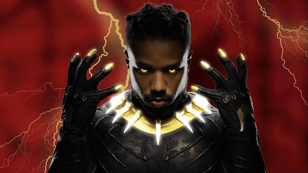 Killmonger Black Panther Wakanda Forever Wallpaper