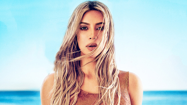 Kim Kardashian Elle 2018 Photoshoot Wallpaper