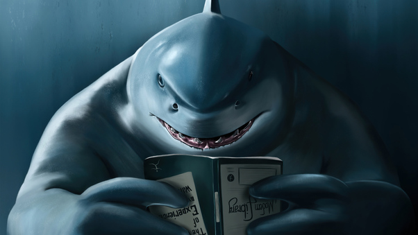King Shark The Suicide Squad 2021 Wallpaper