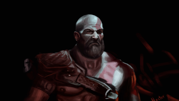 Kratos 4k Art Wallpaper