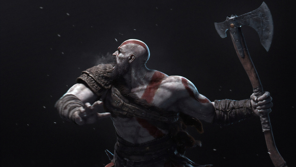 Kratos 4k New Art Wallpaper