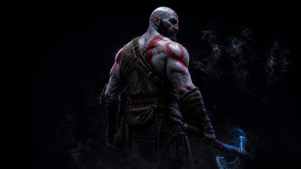 Kratos A Better Guardian (1336x768) Resolution Wallpaper