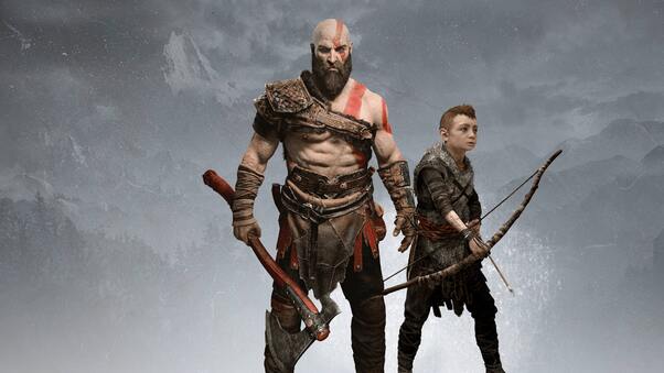 Kratos And Atreus 4k Wallpaper