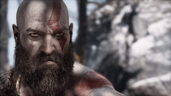 Kratos God Of War 4 Video Game Wallpaper