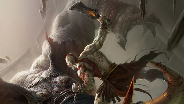 Kratos God Of War Ascension 5k Wallpaper