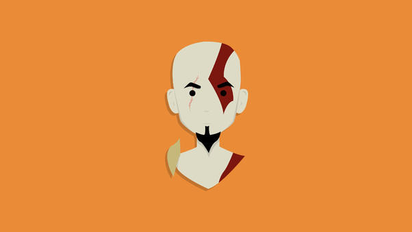 Kratos God Of War Minimalist 4k Wallpaper