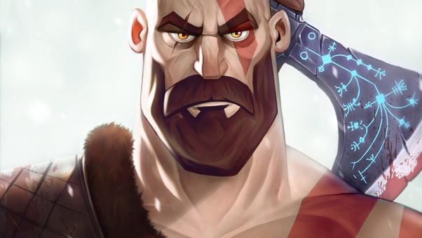 Kratos New Art Wallpaper