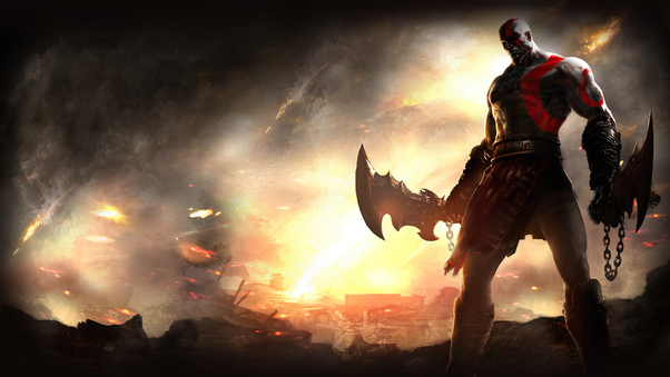 Kratos The Old Warrior 4k Wallpaper
