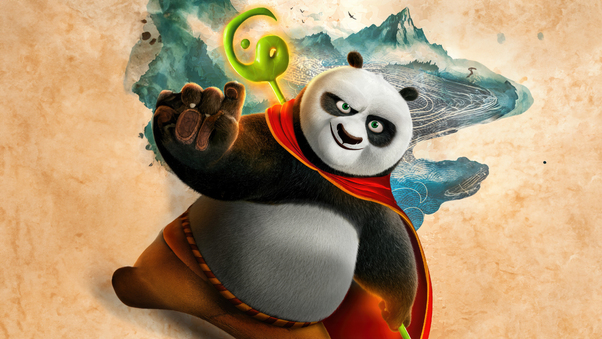 Kung Fu Panda 4 Poster Wallpaper