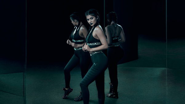 Kylie Jenner Puma 8k Wallpaper