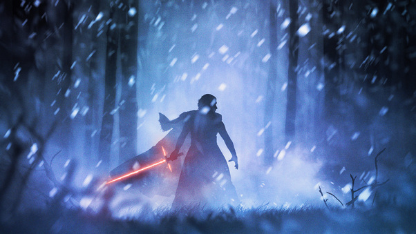 Kylo Ren Star Wars Digital Art Wallpaper