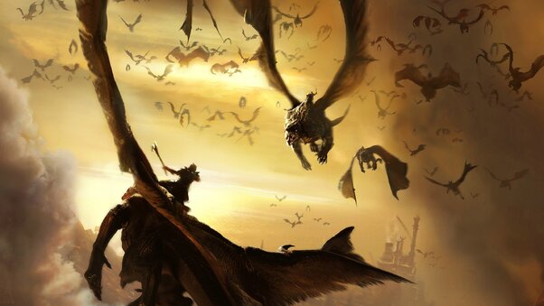 Lair Dragons Wallpaper