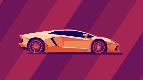 Lamborghini Abstract 5k Wallpaper