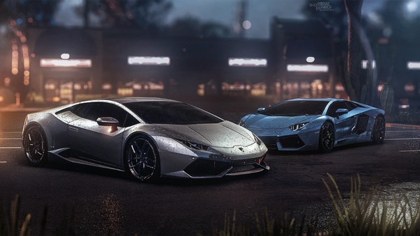 Lamborghini Aventador And Huracan GTA Online The Outrun Overdrive DLC 2018 Wallpaper