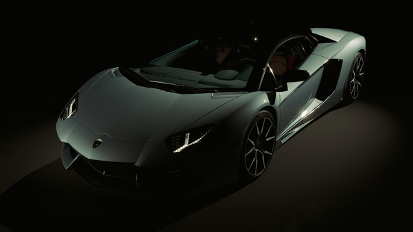 Lamborghini Aventador Front Wallpaper