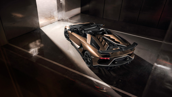 Lamborghini Aventador SVJ Roadster 2019 8k Wallpaper