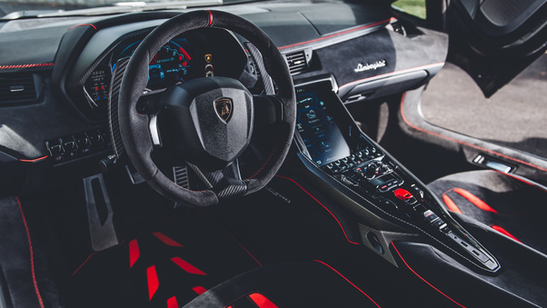 Lamborghini Centenario Coupe Interior Wallpaper