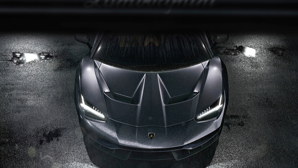 Lamborghini Centenario Rain 8k Wallpaper
