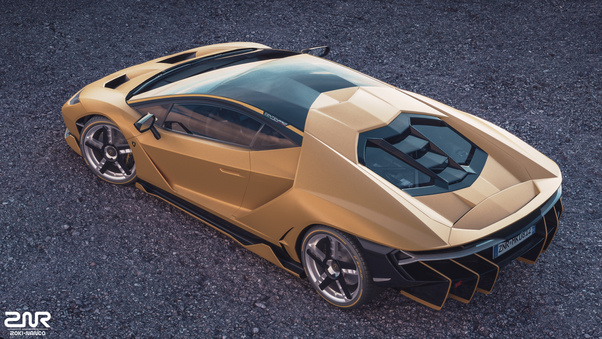 Lamborghini Centenario Upper View Wallpaper