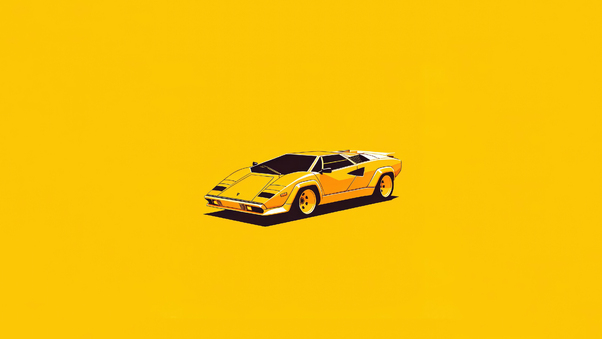 Lamborghini Countach Artwork Wallpaper