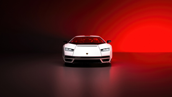 Lamborghini Countach Front View Wallpaper