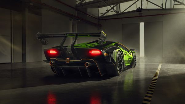 Lamborghini Essenza SCV12 Rear Wallpaper