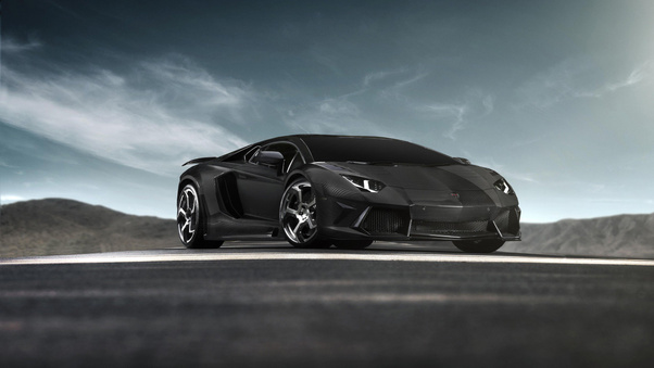 Lamborghini Full Black Wallpaper