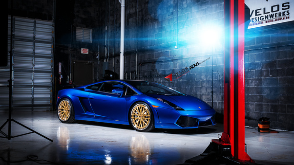 Lamborghini Gallardo Adv Whels Wallpaper