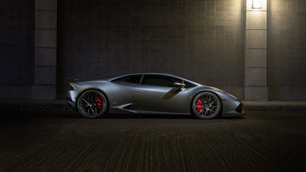 Lamborghini Huracan RFX10 Matte Black Wallpaper