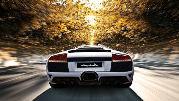 Lamborghini Motion Blur Wallpaper