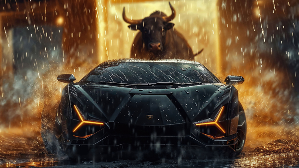 Lamborghini Revuelto Bull Wallpaper