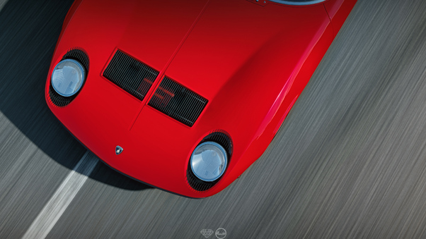 Lamborghini Rossa Mars Bull 4k Wallpaper